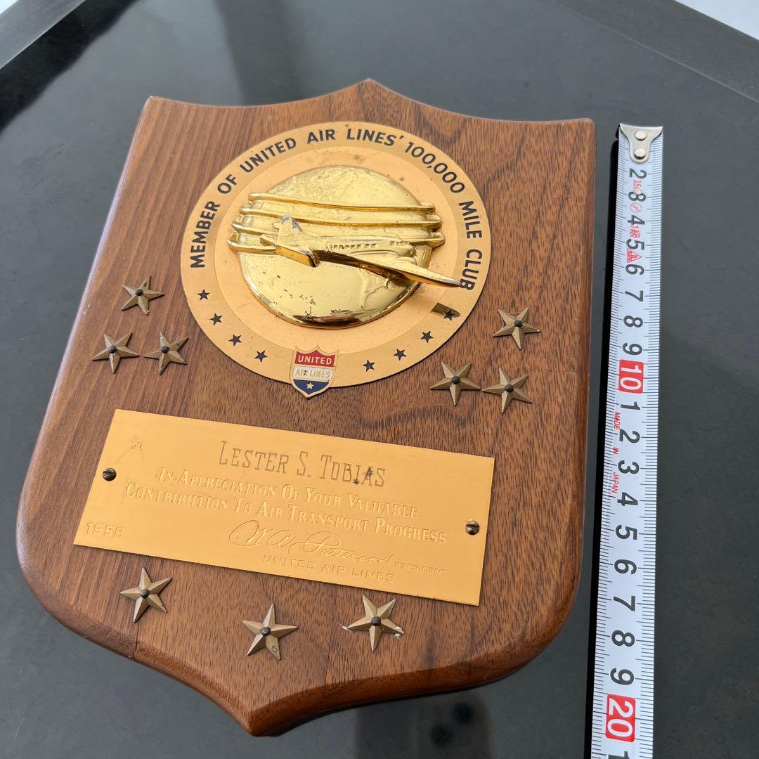 【ビンテージ】1958年 United Airlines Mile Club