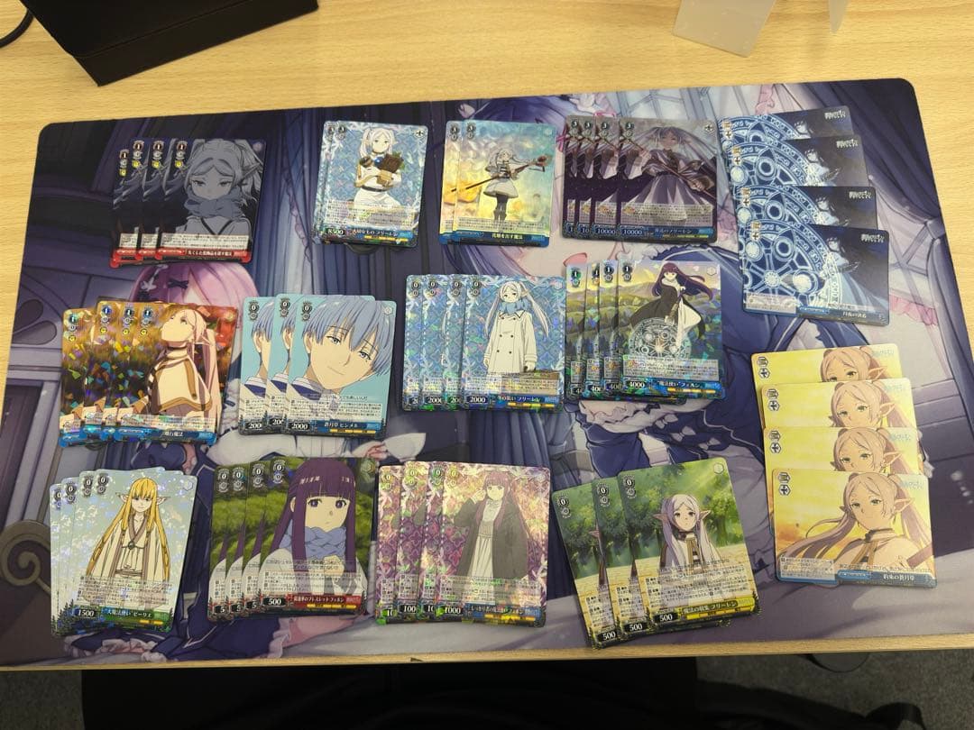 ヴァイスシュヴァルツ 葬送のフリーレン　デッキ　8門　+パーツ