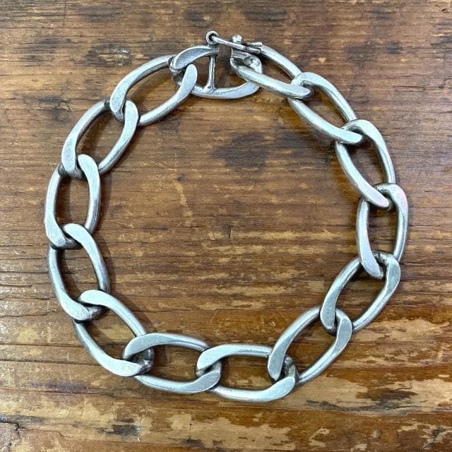 ヴィンテージ メキシカンジュエリー シルバー チェーン ブレスレット 925