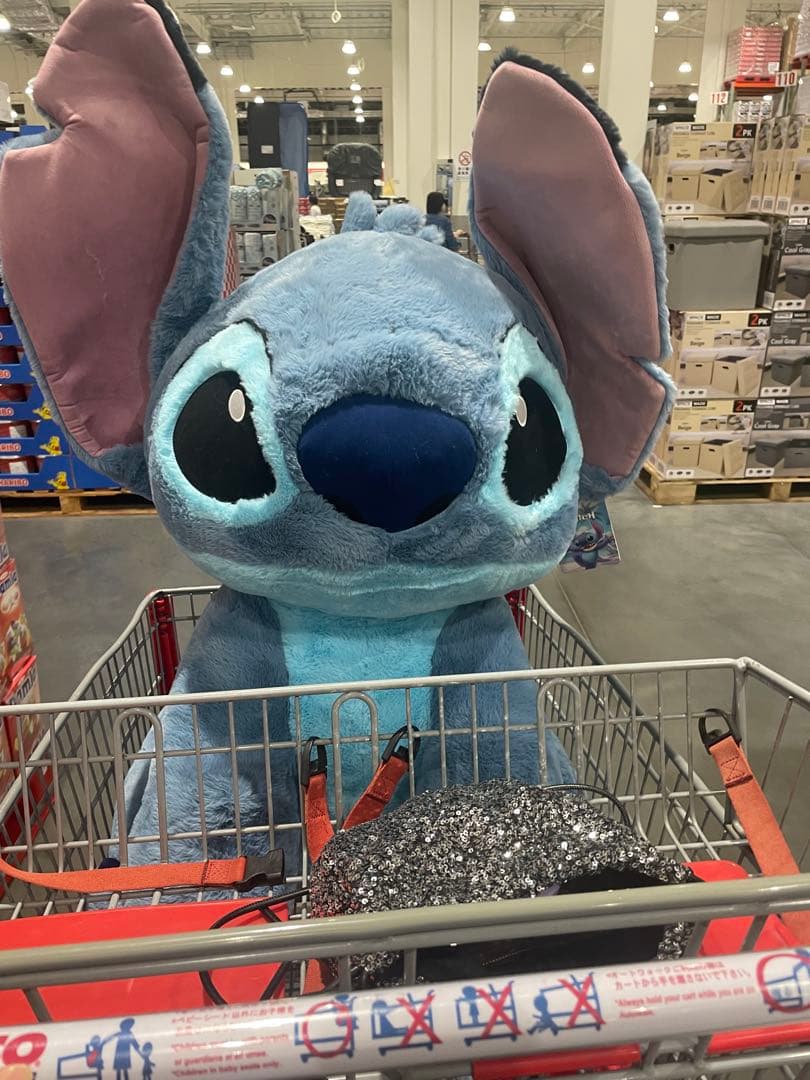 コストコ　ディズニースティッチ 特大ぬいぐるみ　タグ付き