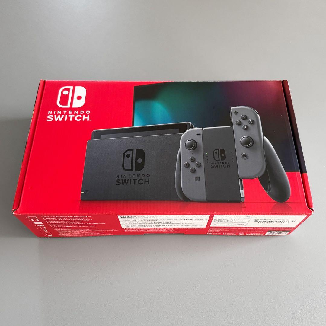 Nintendo Switch(バッテリー強化版) 本体グレー＋ソフト2本