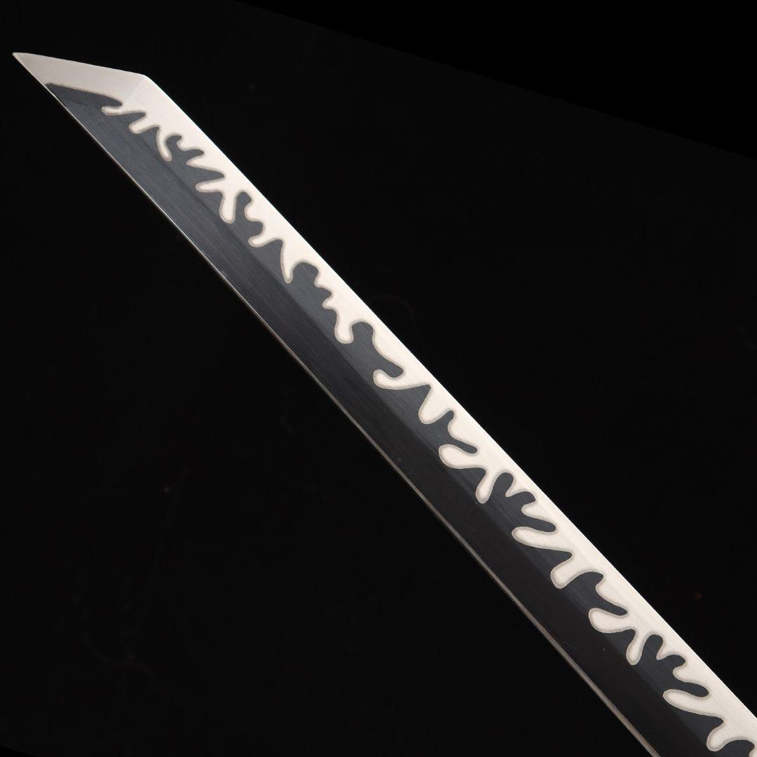 黒獅子唐横刀 武具　刀装具　日本刀　模造刀 横刀 直刀 手鍛造打 鋼刀 武蔵