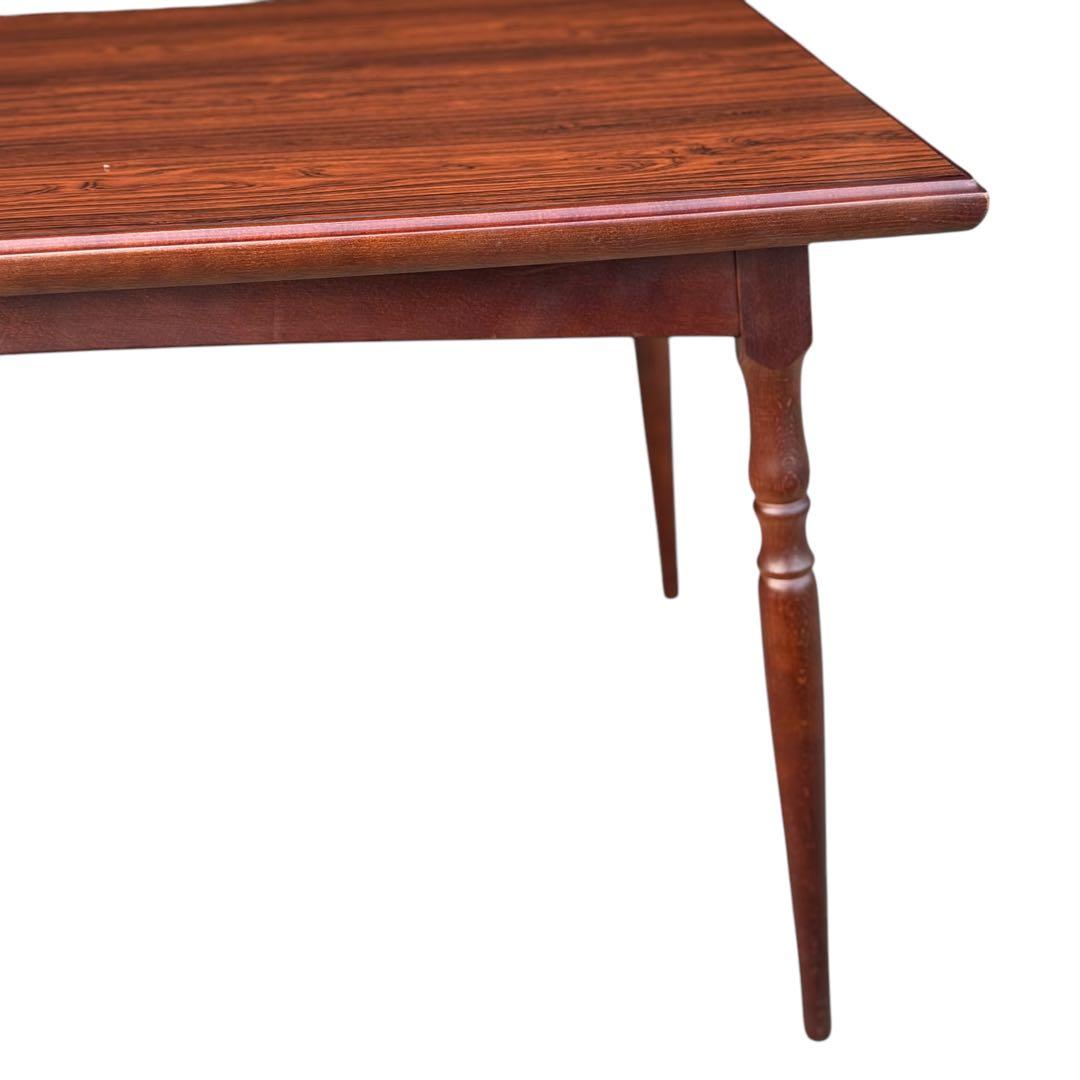 HR625木目が美しい 【希少デザイン】秋田木工　北欧テイストダイニングテーブル