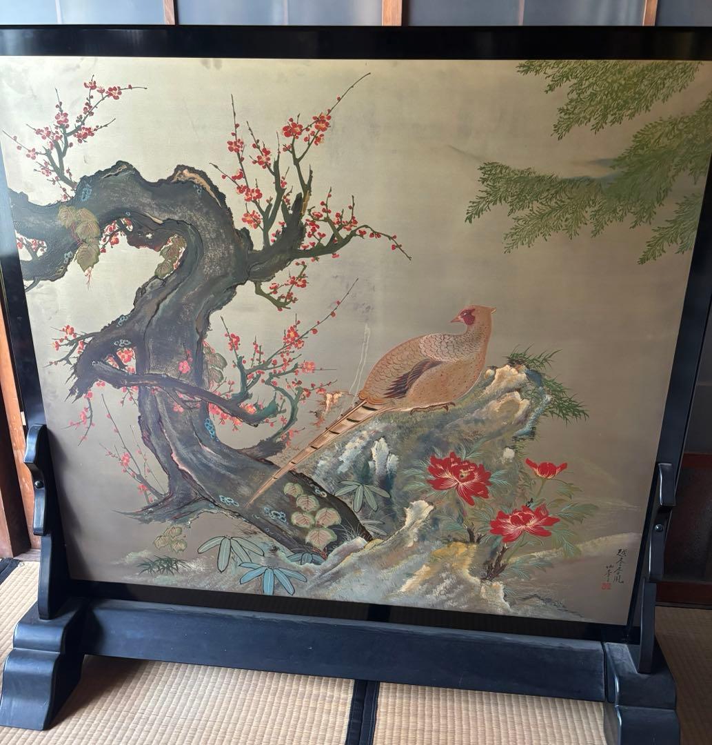 衝立　間仕切り　両面