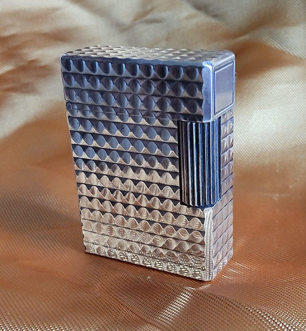 S.T.Dupont エステーデュポンガスライター 着火確認済 カバー付