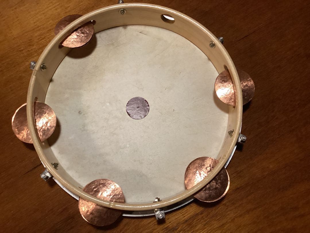 パンデイロ プラチネラ　ブロンズ製　ジングル　中板