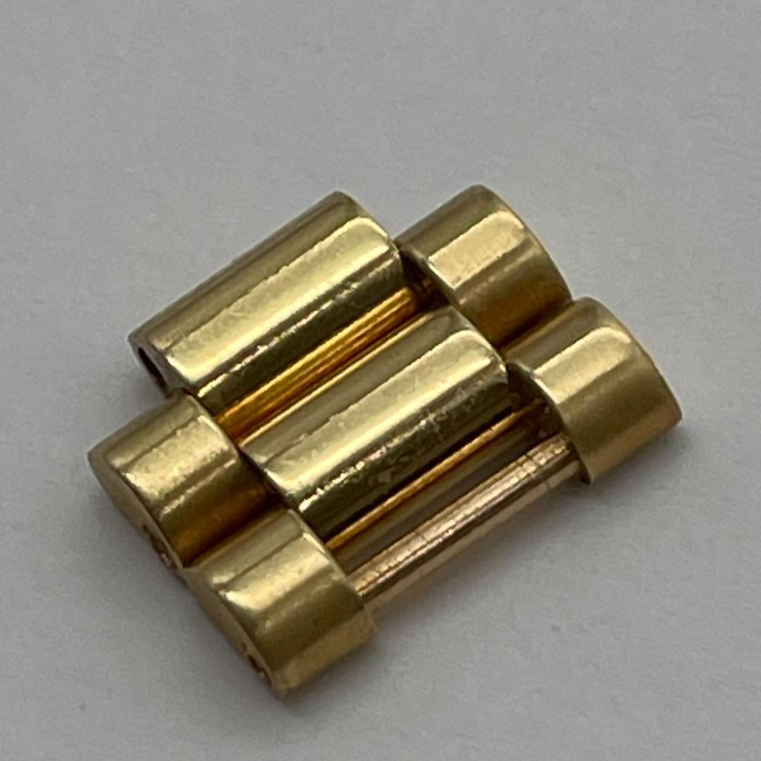 ロレックス　2コマ プレジデントブレスレット 時計部品 K18YG　9.7ｍｍ