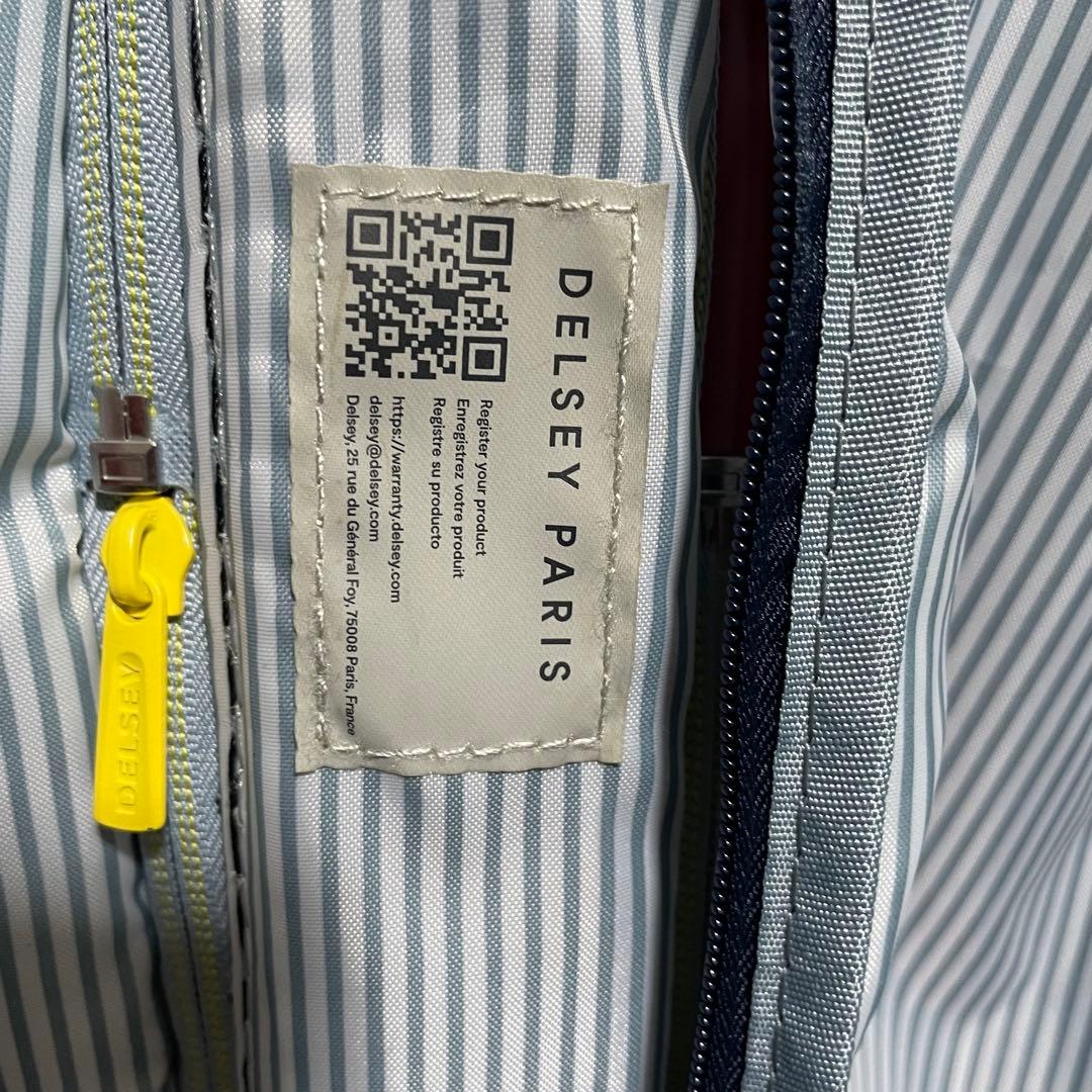 【新品未使用品】DELSEY PARIS 4輪　スーツケース　2個セット　赤