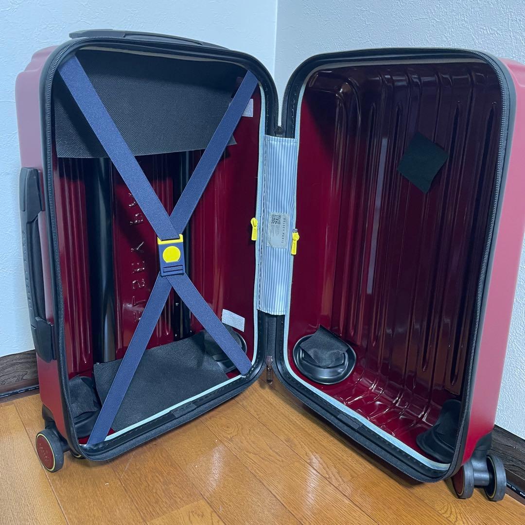 【新品未使用品】DELSEY PARIS 4輪　スーツケース　2個セット　赤