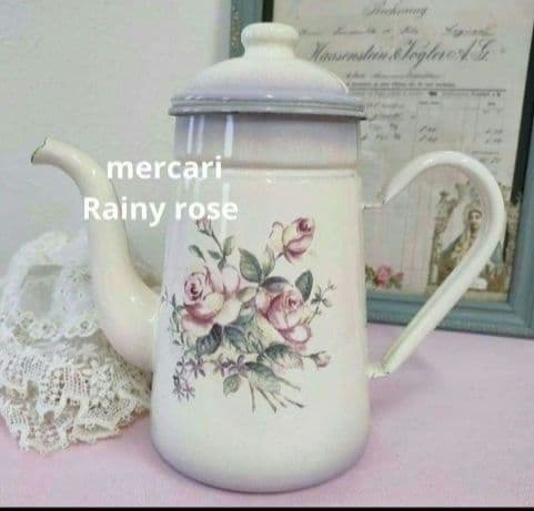 1833:最終価格♥イマン好き!　麗しのビビアン　コーヒーポットL　新品未使用