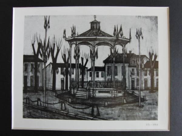 ベルナール・ビュフェ　125-1954　画集より　新品額付