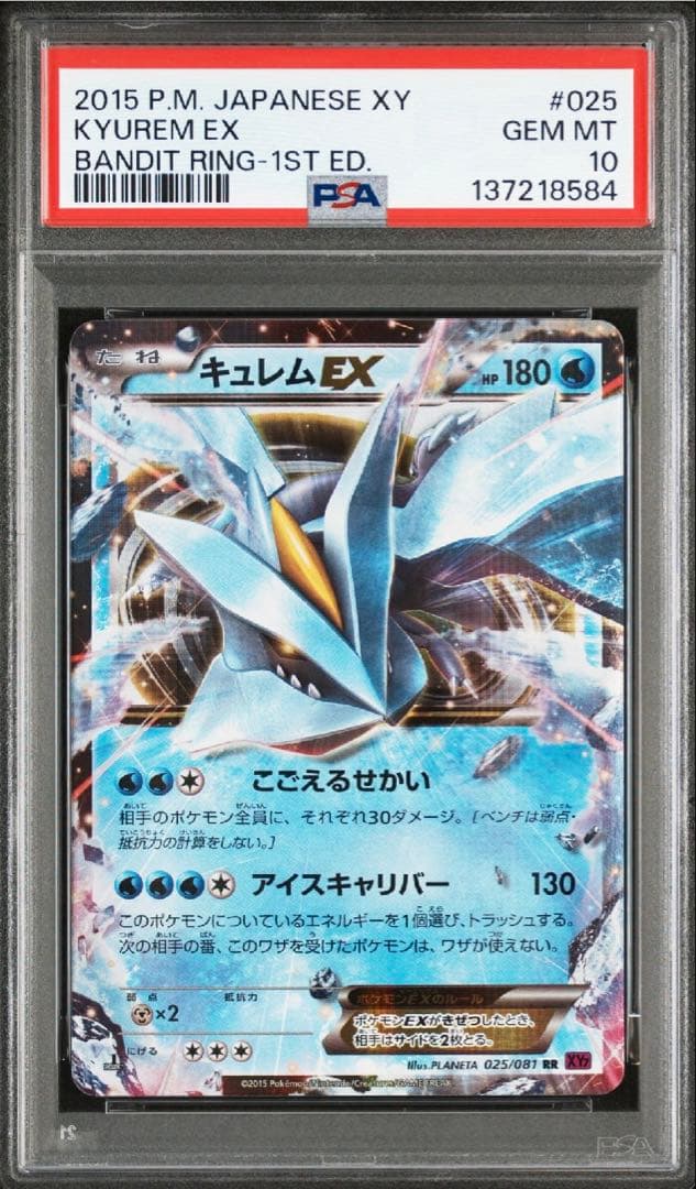 【希少】【PSA10】キュレムEX RR バンデッドリング 1stedition
