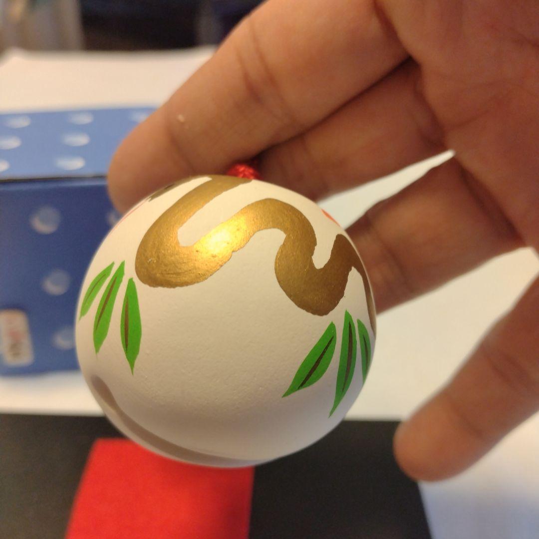 【U996】土鈴　干支　巳　金