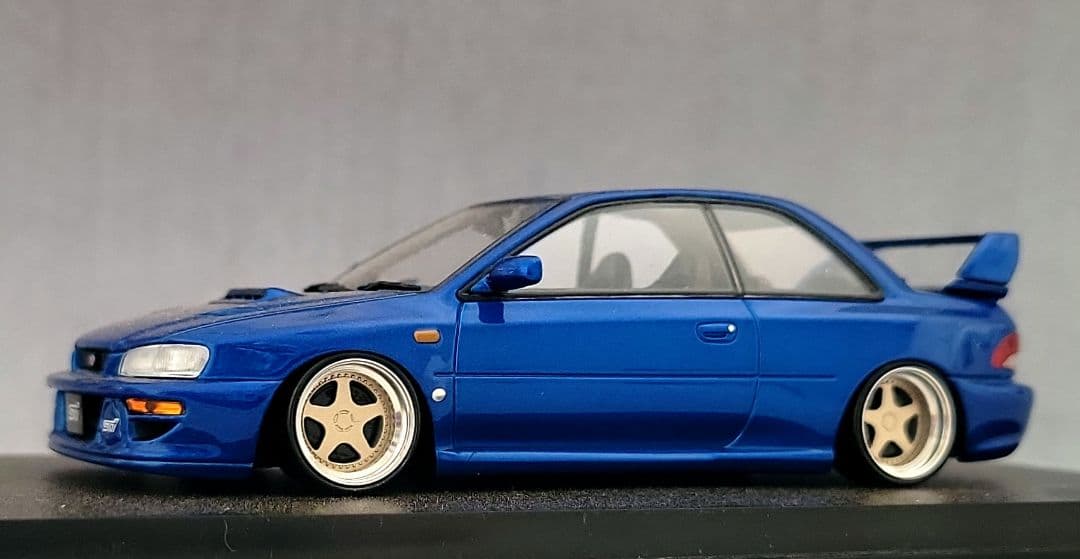 1/43　スバル　インプレッサ改　OZフッツーラ　アルミ製　深リム