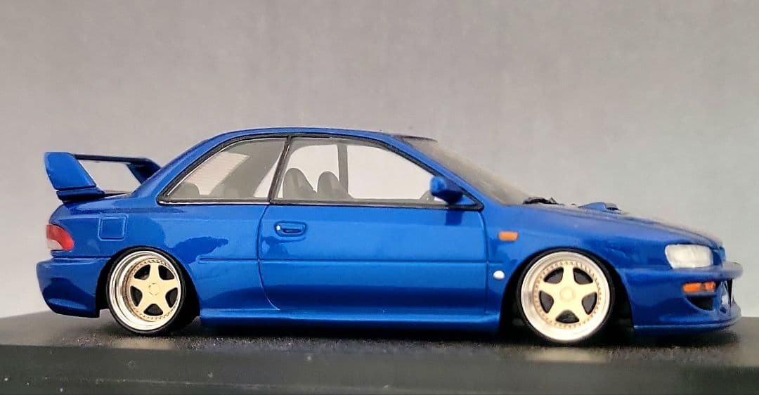 1/43　スバル　インプレッサ改　OZフッツーラ　アルミ製　深リム