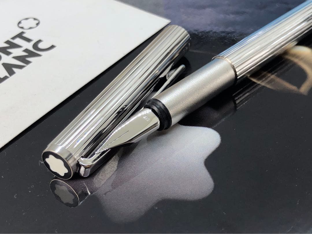 ⭐️モンブラン製⭐️金運アイテム⭐️頂点の総プラチナ張り⭐️ノブレスモデルNo1157⭐️