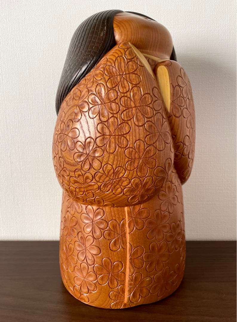 吉田 多加志 Takashi 創作 こけし kokeshi doll 木製 人形