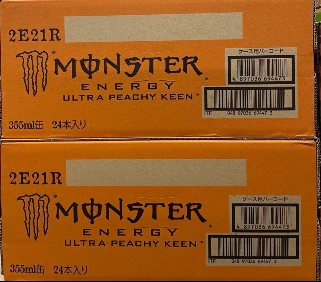 モンスターエナジー ウルトラピーチーキーン 48本セット☆