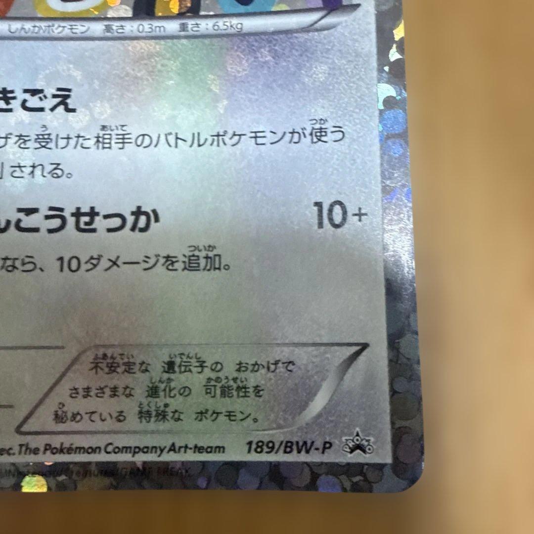 イーブイ[コレクションファイル　イーブイコレクション］ 189/BW-P