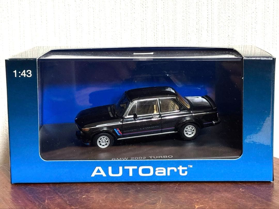 BMW 2002 Turbo ミニカー ブラック 1/43