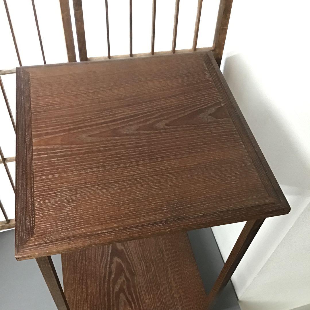 茶道具 棚 桑小卓 縦約275ミリ 横約275ミリ高約520ミリＮ31TKT