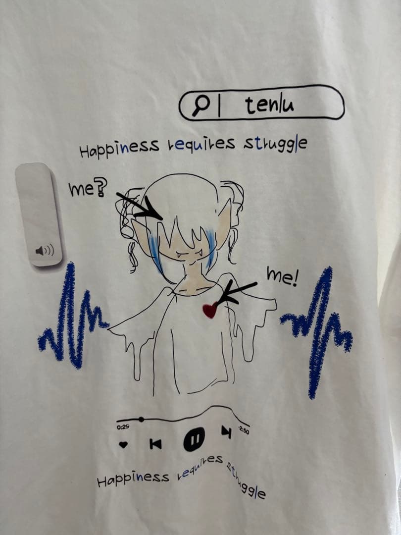 架空使てんる 生誕Tシャツ マドメド MADMED