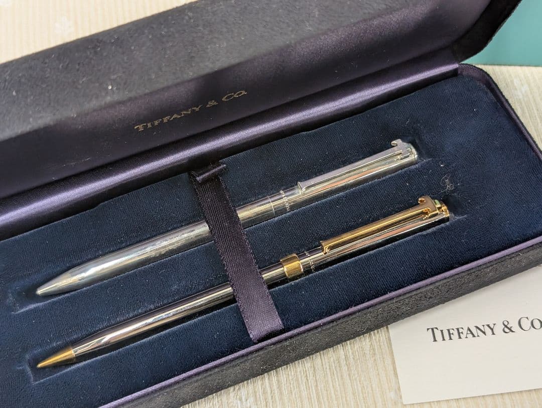 【Tiffany & Co.】スターリングシルバーボールペン&シャーペン
