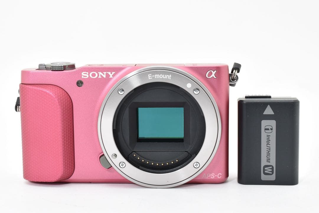 SONY NEX-3N ピンク APS-C ミラーレスカメラ ピンク