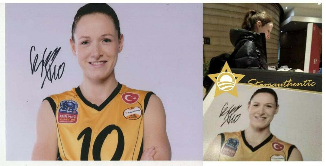 直筆サイン入り写真 ロンネケ・スローティエス バレーボール SA鑑定済