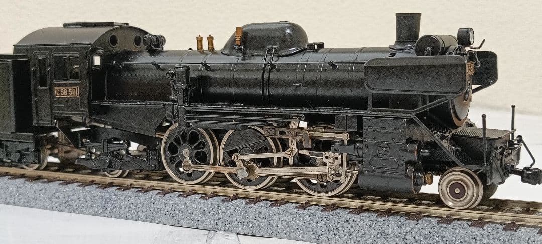 HOゲージ 宮沢模型 Ｃ58門デフ蒸気機関車、メンテナンス済