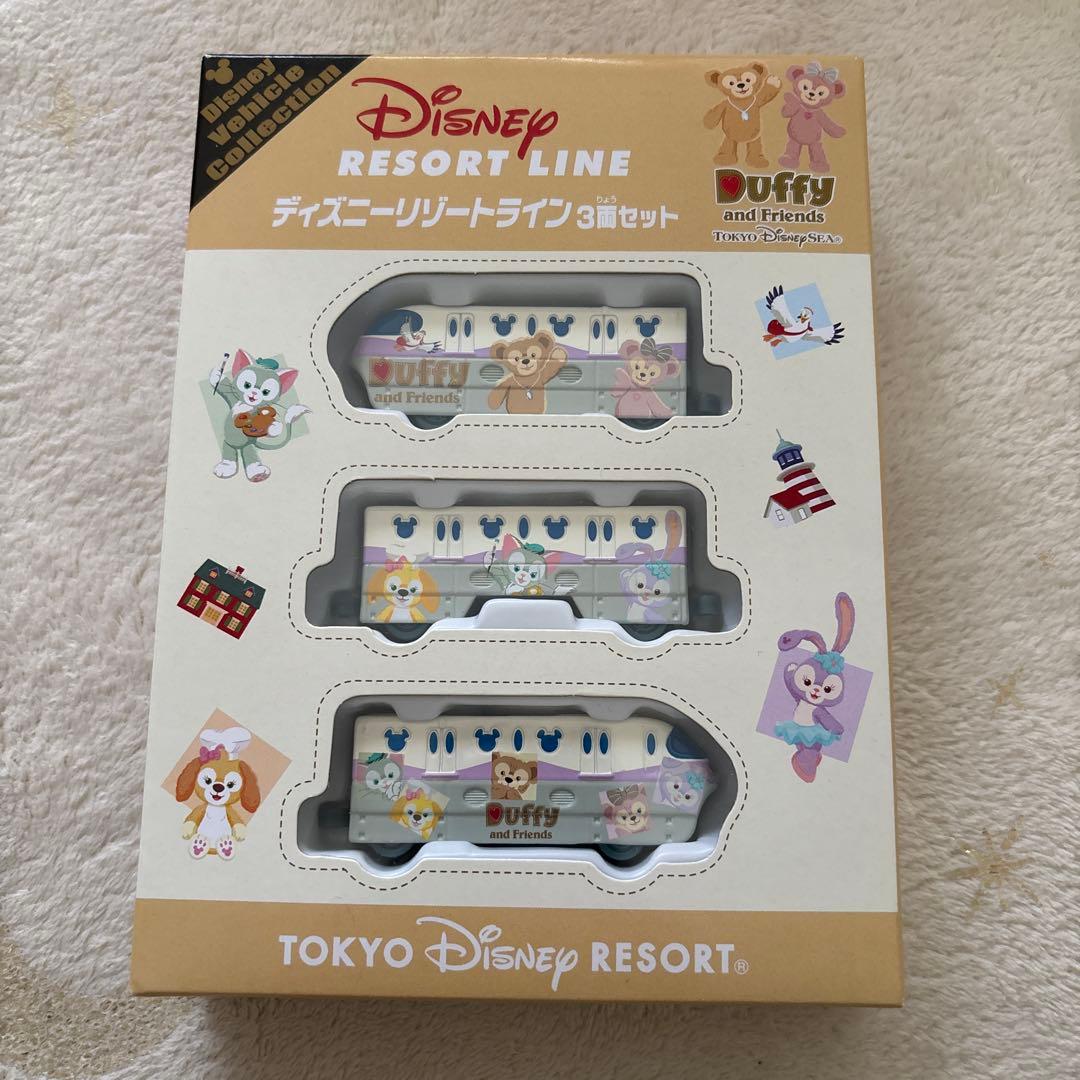 ディズニーリゾートライン　3両セット　ダッフィー　トミカ　新品　未開封