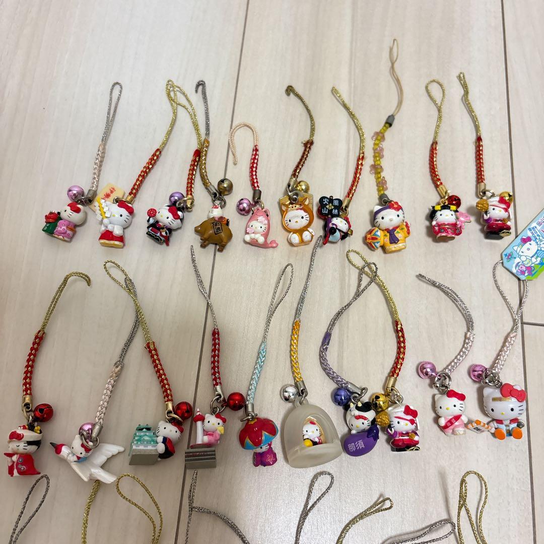【レア】ご当地キティー　ストラップ　値付け　まとめ売り　平成レトロ