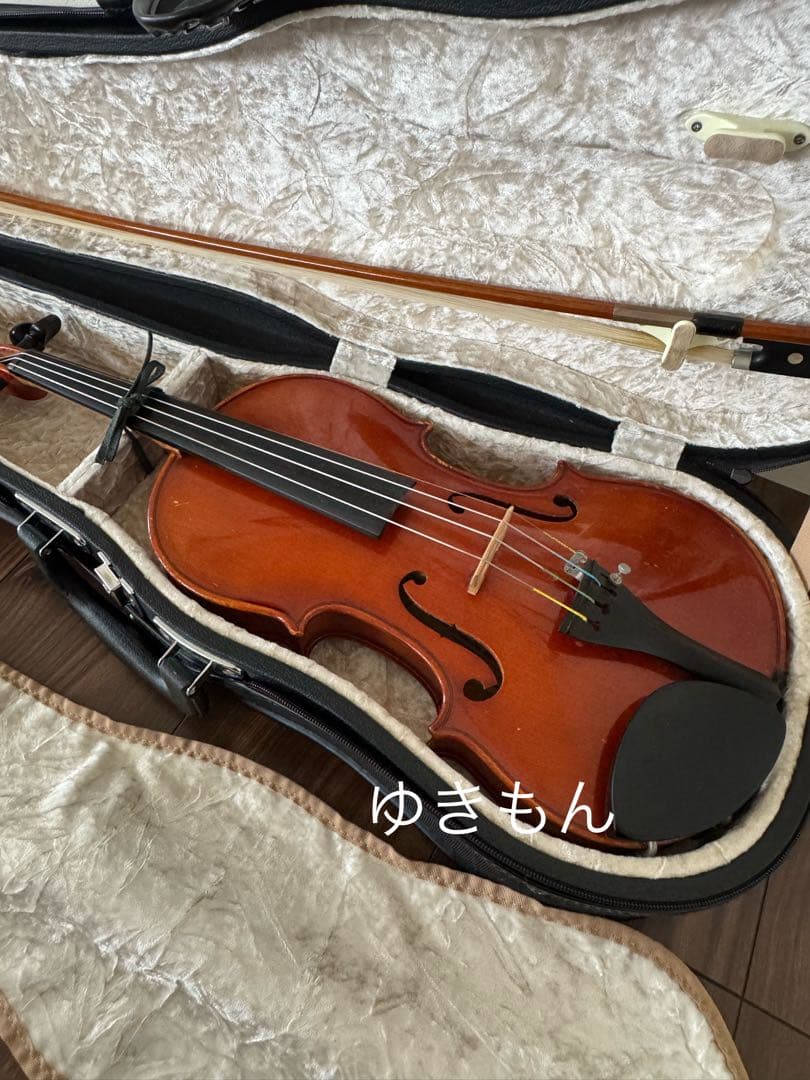 分数バイオリン 3/4 チェコ製 ケース 弓 松脂　付