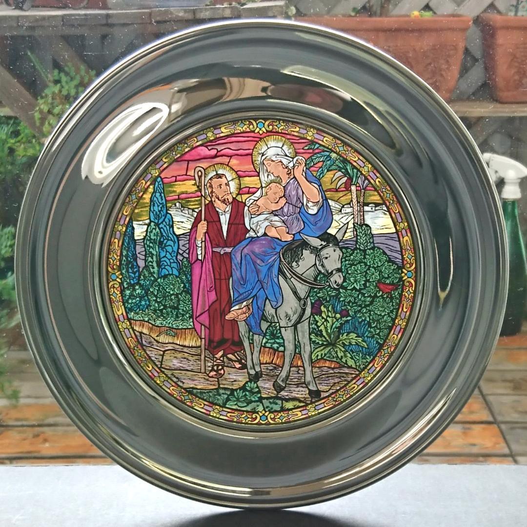 クリスマス ステンドグラスFlight into Egyptグラスマスターズ社