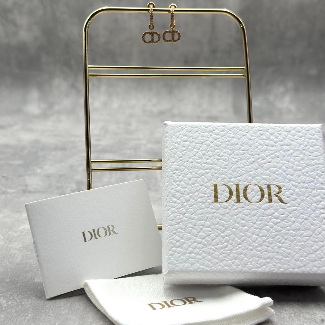 現行✨ ディオール クレール ディー リュヌ ピアス ラインストーン 両耳用