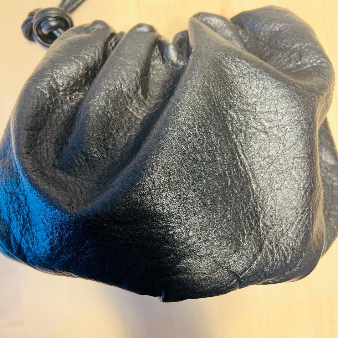 russet レザー巾着4wayショルダーバッグ