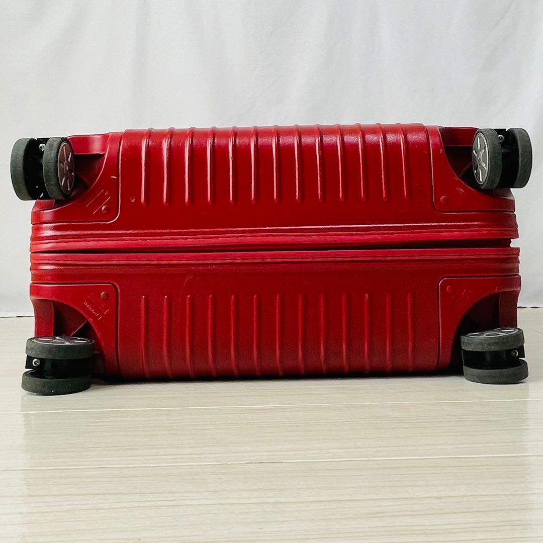 美品　リモワ　サルサ　104L 4輪　マットレッド　大容量　TSA 廃盤