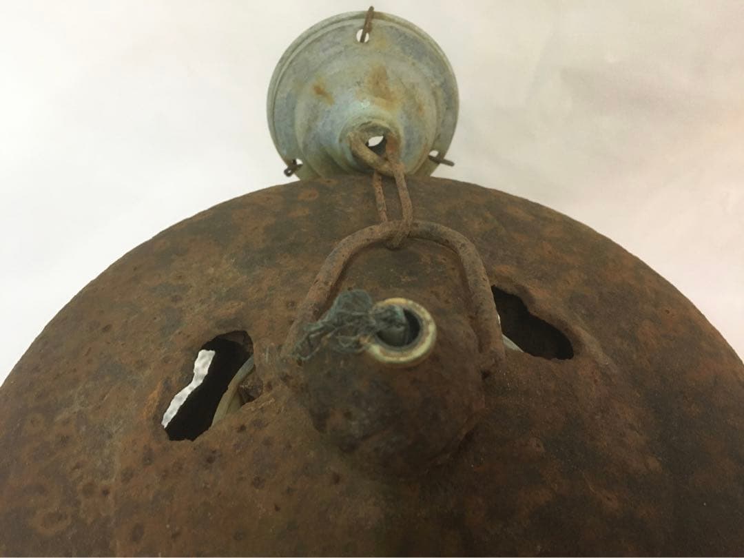 古民具 錆あり 吊り灯ろう 吊り灯籠 燈籠 鉄製 ヴィンテージ アンティーク