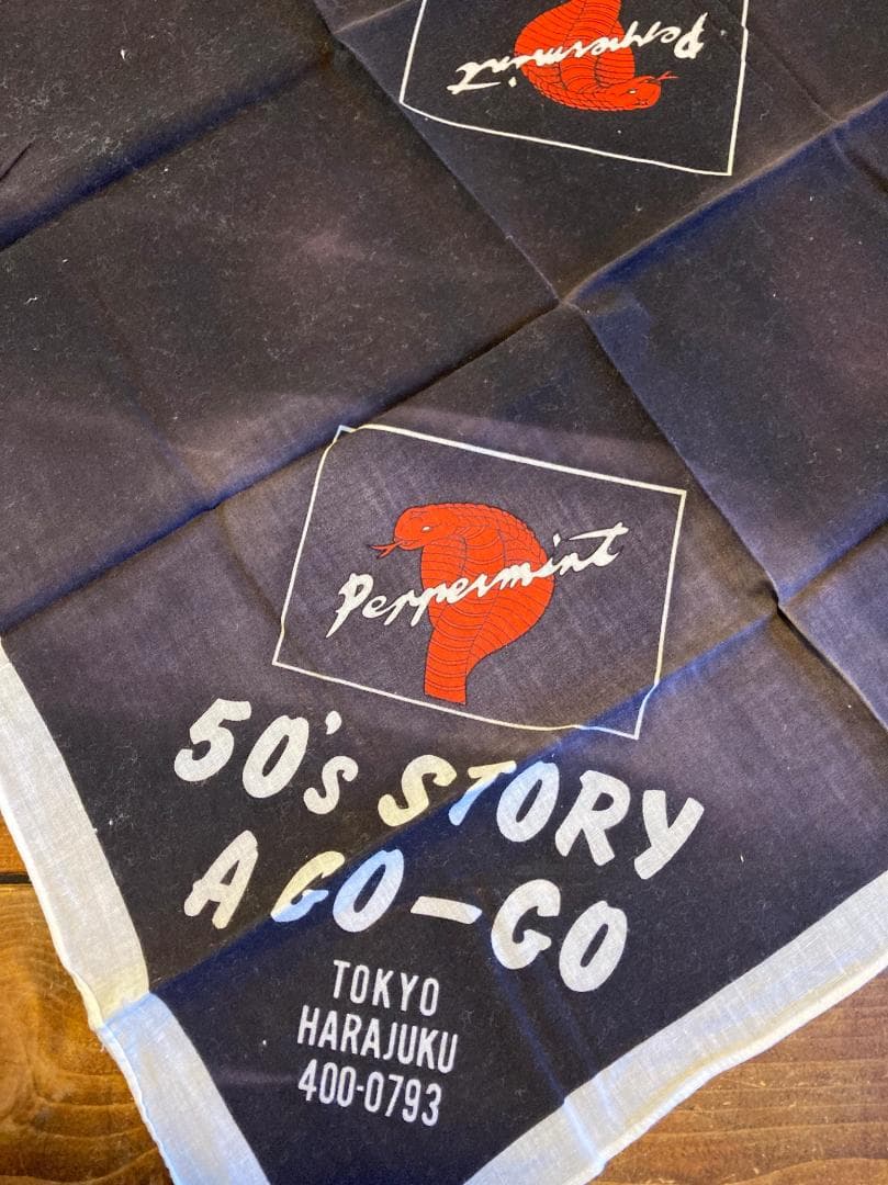 中古 クリームソーダ・ペパーミント バンダナ ５枚セット