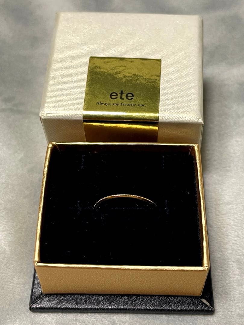 ete k18ゴールド リング#11