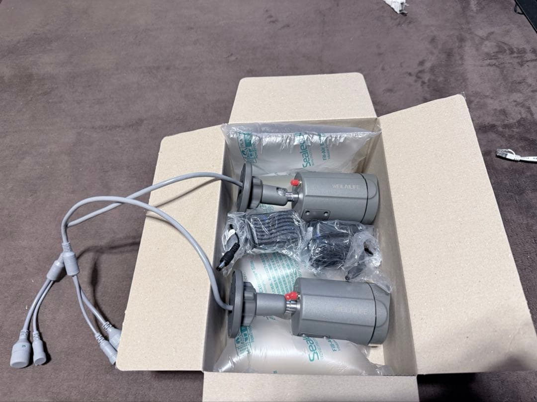 【新品未使用】防犯カメラ 屋外 監視カメラ追加用2台セット