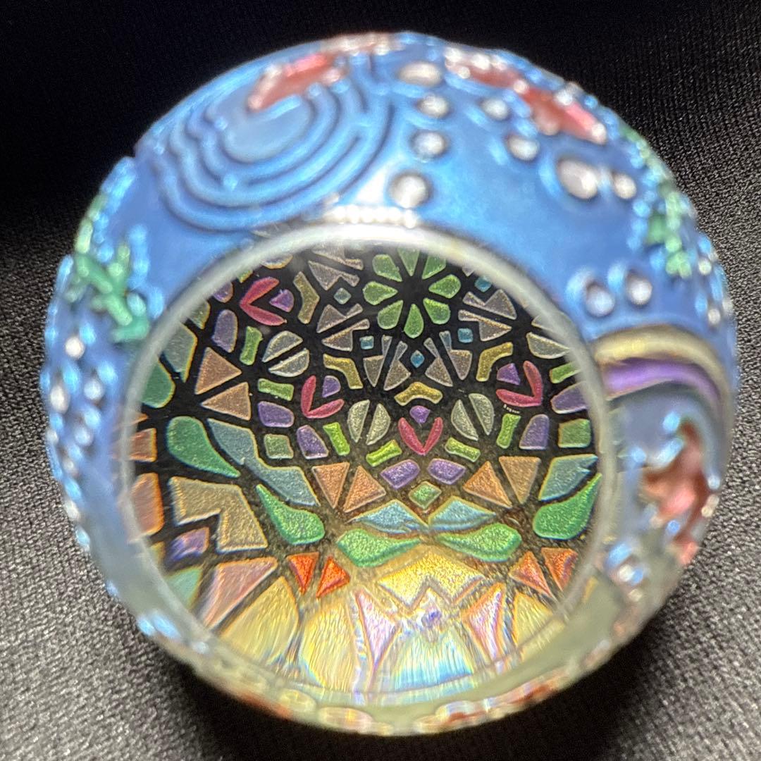 定榮政隆 じょうえい まさたか 万華鏡 金魚 サンドブラスト ガラスマーブル