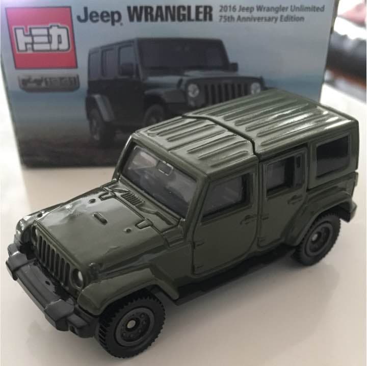 非売品トミカ Jeepラングラーアンリミテッド75thアニバーサリーモデル