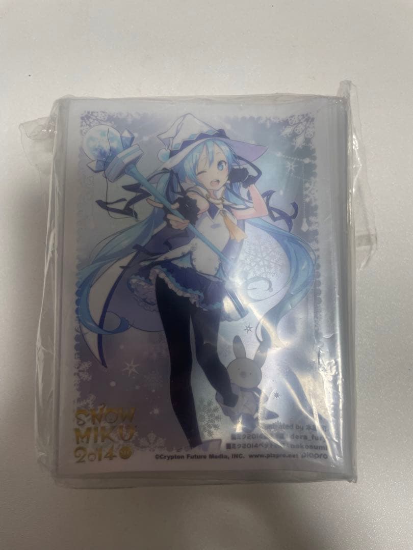 【未開封】雪ミク スリーブ  MIKU 2014 2種セット