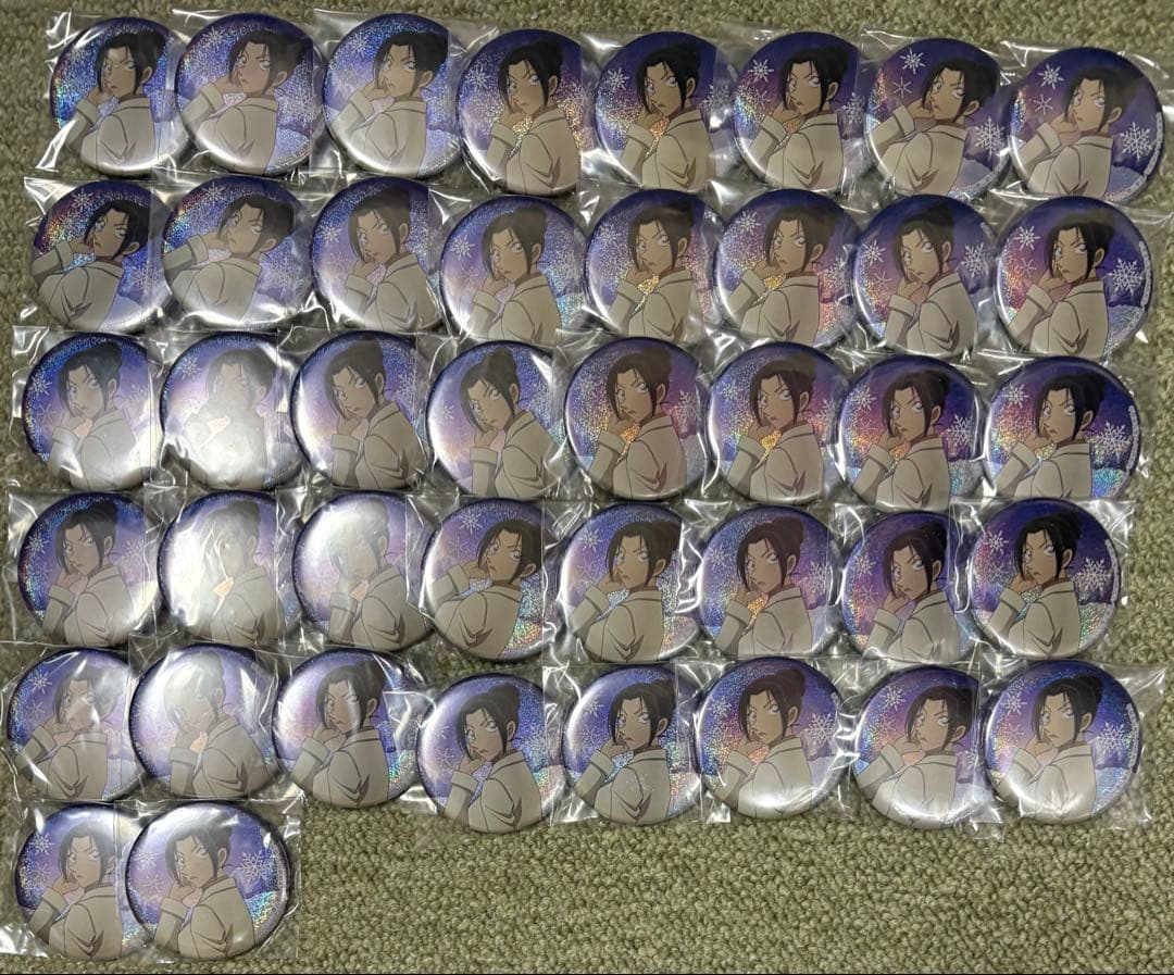 名探偵コナン 隻眼の残像 ホロ缶バッジコレクション 上原由衣 42点