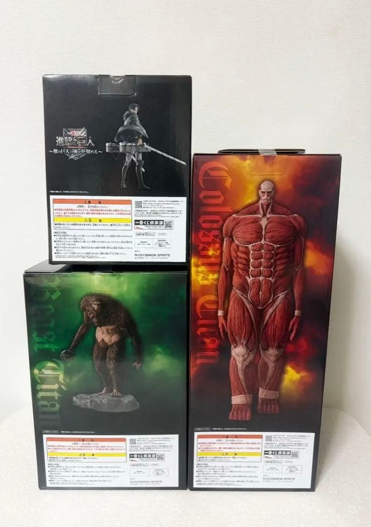 一番くじ 進撃の巨人 〜獣の巨人は俺が仕留める〜 A賞 B賞 ラストワン