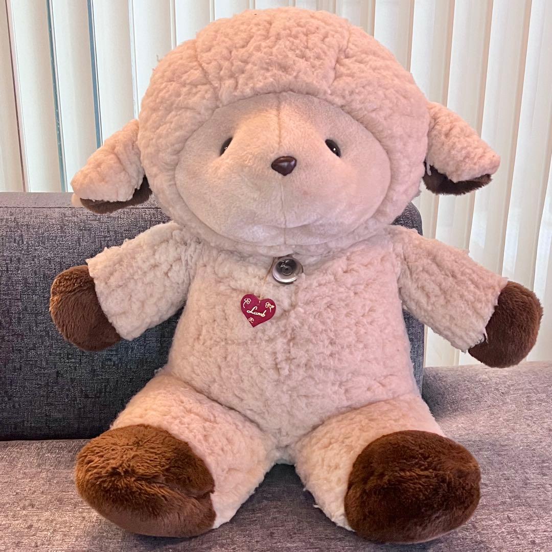 オリエンタルトーイ　ラムちゃん　羊　特大ぬいぐるみ　レトロ　当時物　希少