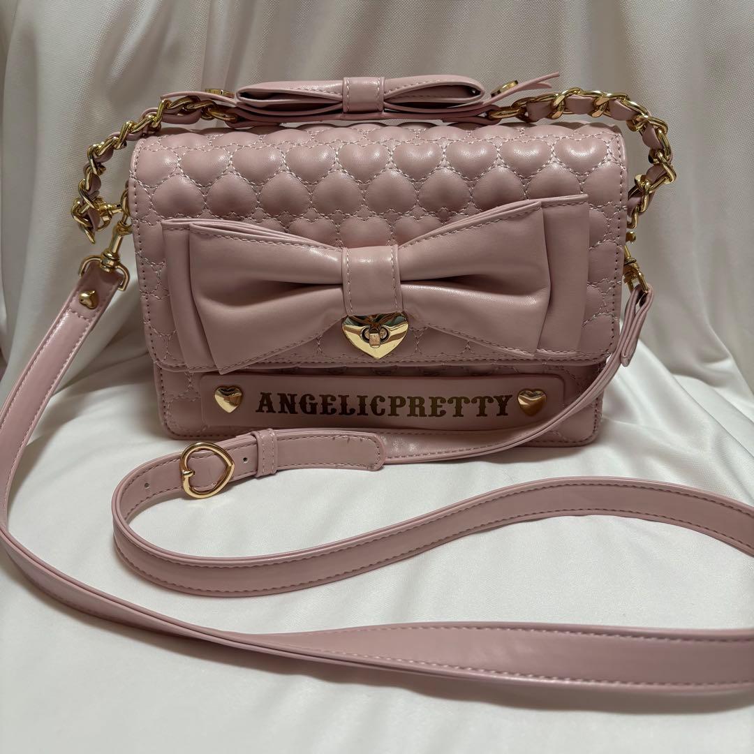 アンジェリックプリティ Heartキルティングポシェット
