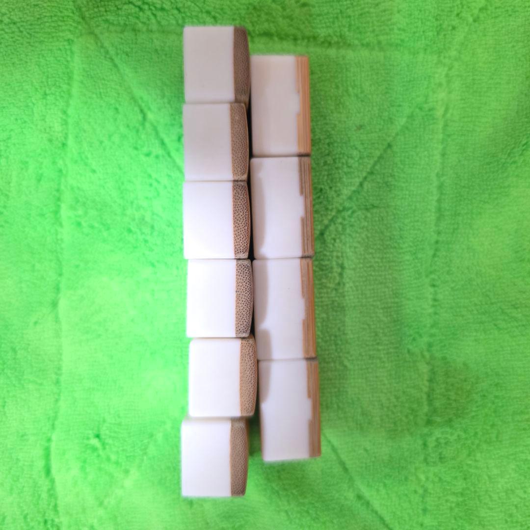 【203】麻雀　麻雀パイ 竹背 骨牌 アンティーク 骨董マージャン　麻雀牌