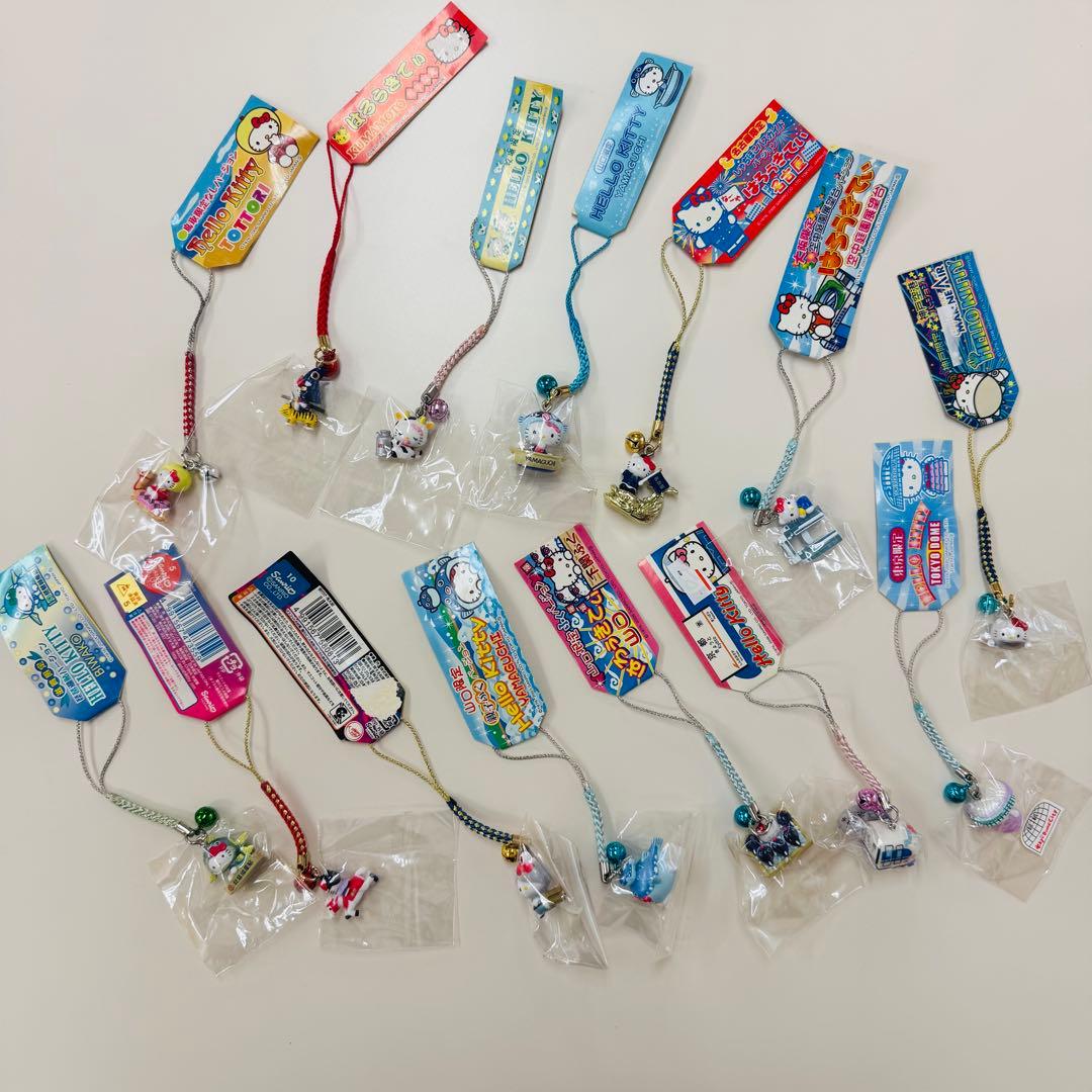④ ハローキティ　まとめ売り　ストラップ　ご当地　新品